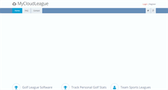 Desktop Screenshot of mycloudleague.com