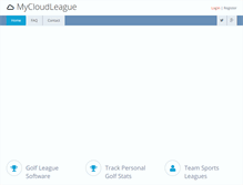 Tablet Screenshot of mycloudleague.com